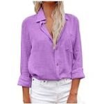 Camisa lavanda feminina: la elección perfecta para lucir elegante y cómoda en tus entrenamientos deportivos